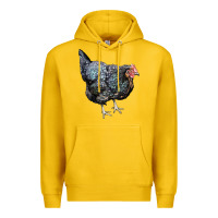 Lemon jersey giant chicken Premium Hoodie - LillyAllenDesigns