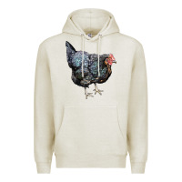 Oatmeal Heather jersey giant chicken Premium Hoodie - LillyAllenDesigns