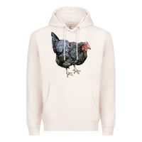 Pale Pink jersey giant chicken Premium Hoodie - LillyAllenDesigns