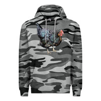 Slate Camo jersey giant chicken Premium Hoodie - LillyAllenDesigns