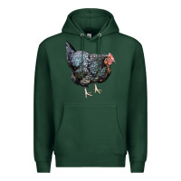 Sports Green jersey giant chicken Premium Hoodie - LillyAllenDesigns