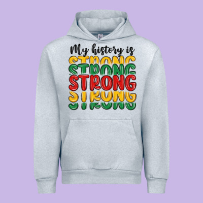 My History Is Strong Urban Hoodie Designed By Maliassmallbusiness