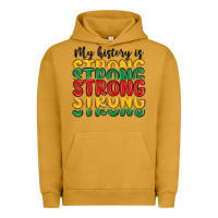 Pigment Peanut Butter my history is strong Urban Hoodie - MaliasSmallBusiness