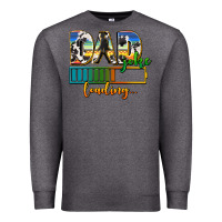 Charcoal Heather dad joke loading Premium Sweatshirt - AdoDesignShop