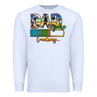 White dad joke loading Premium Sweatshirt - AdoDesignShop