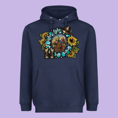 Cowboy Take Me Away 2 Heavyweight Hoodie Designed By Sublimationcraftshop