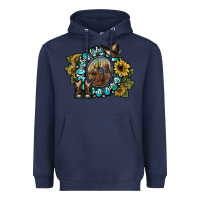 Navy cowboy take me away 2 Heavyweight Hoodie - SublimationCraftShop