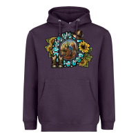 Plum cowboy take me away 2 Heavyweight Hoodie - SublimationCraftShop