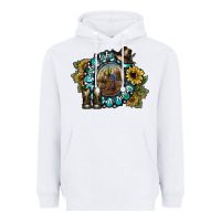 White cowboy take me away 2 Heavyweight Hoodie - SublimationCraftShop