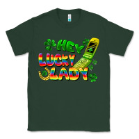 Sports Green Hey lucky lady flip phone Classic Tee - FaDigitalArtStudio