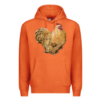 Carrot cochin rooster Premium Hoodie - LillyAllenDesigns
