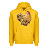 Lemon cochin rooster Premium Hoodie - LillyAllenDesigns