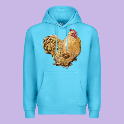 Cochin Rooster Premium Hoodie Designed By Lillyallendesigns