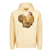 Pina Colada cochin rooster Premium Hoodie - LillyAllenDesigns