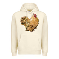 Sandshell cochin rooster Premium Hoodie - LillyAllenDesigns