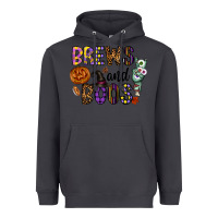 Smoke Brews And Boos Heavyweight Hoodie - CowhideDigitalArt