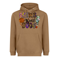 Toasted Coconut Brews And Boos Heavyweight Hoodie - CowhideDigitalArt
