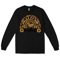 Black football rainbow Long Sleeve Tee - RanaPortraitStore