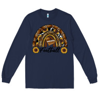 Navy football rainbow Long Sleeve Tee - RanaPortraitStore