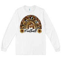 White football rainbow Long Sleeve Tee - RanaPortraitStore