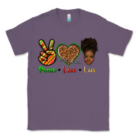 Lavender peace love locs Classic Tee - texasbilliewilder