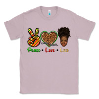 Lilac peace love locs Classic Tee - texasbilliewilder