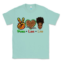 Seafoam peace love locs Classic Tee - texasbilliewilder