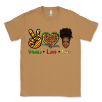 Toasted Coconut peace love locs Classic Tee - texasbilliewilder