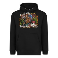 Black cowboy take me away Heavyweight Hoodie - SublimationCraftShop