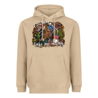 Mushroom cowboy take me away Heavyweight Hoodie - SublimationCraftShop