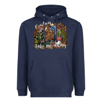Navy cowboy take me away Heavyweight Hoodie - SublimationCraftShop