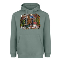 Sage cowboy take me away Heavyweight Hoodie - SublimationCraftShop