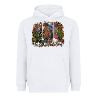 White cowboy take me away Heavyweight Hoodie - SublimationCraftShop