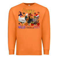 Carrot Happy Hallothanksmas Chick Premium Sweatshirt - BundleAndBundleShop