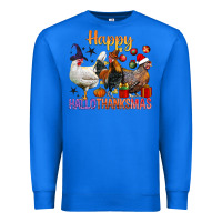 True Royal Happy Hallothanksmas Chick Premium Sweatshirt - BundleAndBundleShop
