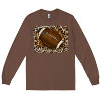 Chestnut leopard american football backround Long Sleeve Tee - RanaPortraitStore