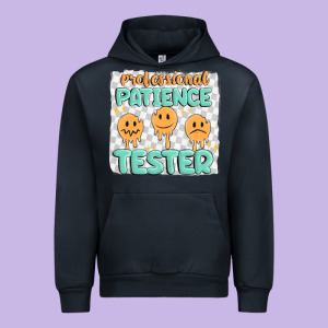 Professional Patience Urban Hoodie Designed By Maliassmallbusiness