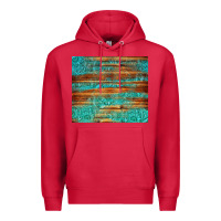 Cardinal turquoise  leather and wooden pattern tumbler Premium Hoodie - Jasminsmagicworld