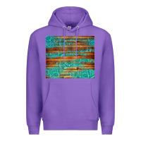 Purple turquoise  leather and wooden pattern tumbler Premium Hoodie - Jasminsmagicworld