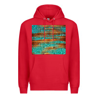 Red turquoise  leather and wooden pattern tumbler Premium Hoodie - Jasminsmagicworld