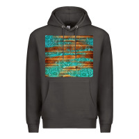 Smoke turquoise  leather and wooden pattern tumbler Premium Hoodie - Jasminsmagicworld