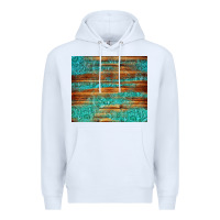 White turquoise  leather and wooden pattern tumbler Premium Hoodie - Jasminsmagicworld