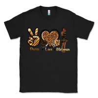 Black peace love melanin Classic Tee - texasbilliewilder