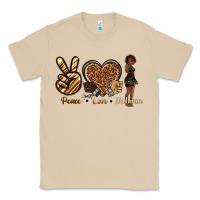 Mushroom peace love melanin Classic Tee - texasbilliewilder