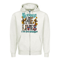 Because He Lives I Can Face Tomorrow Zipper Hoodie | Teevron