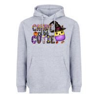 Heather Grey Candy Corn Cutie Heavyweight Hoodie - CowhideDigitalArt
