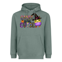 Sage Candy Corn Cutie Heavyweight Hoodie - CowhideDigitalArt