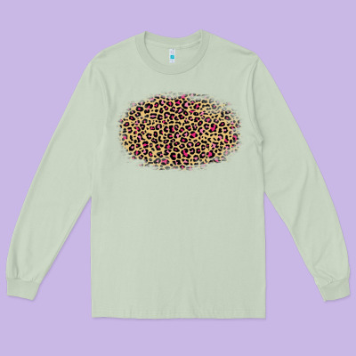 Long Sleeve Tee leopard pattern