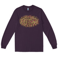 Plum leopard pattern Long Sleeve Tee - RanaPortraitStore