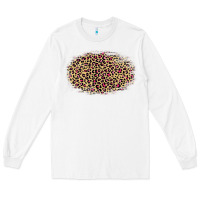 White leopard pattern Long Sleeve Tee - RanaPortraitStore